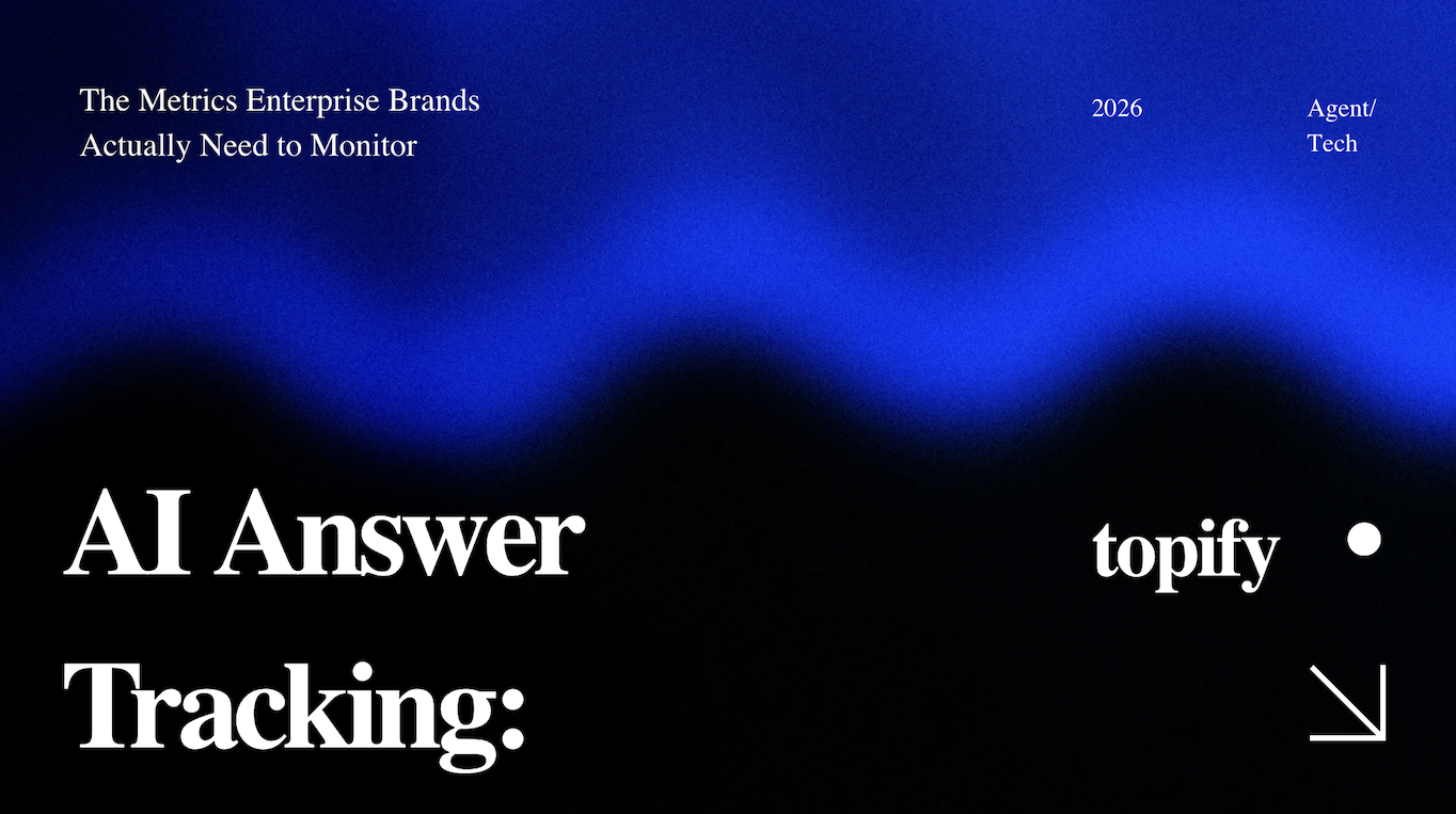 AI Answer Tracking: The Metrics Enterprise Brands Actually Need to Monitor