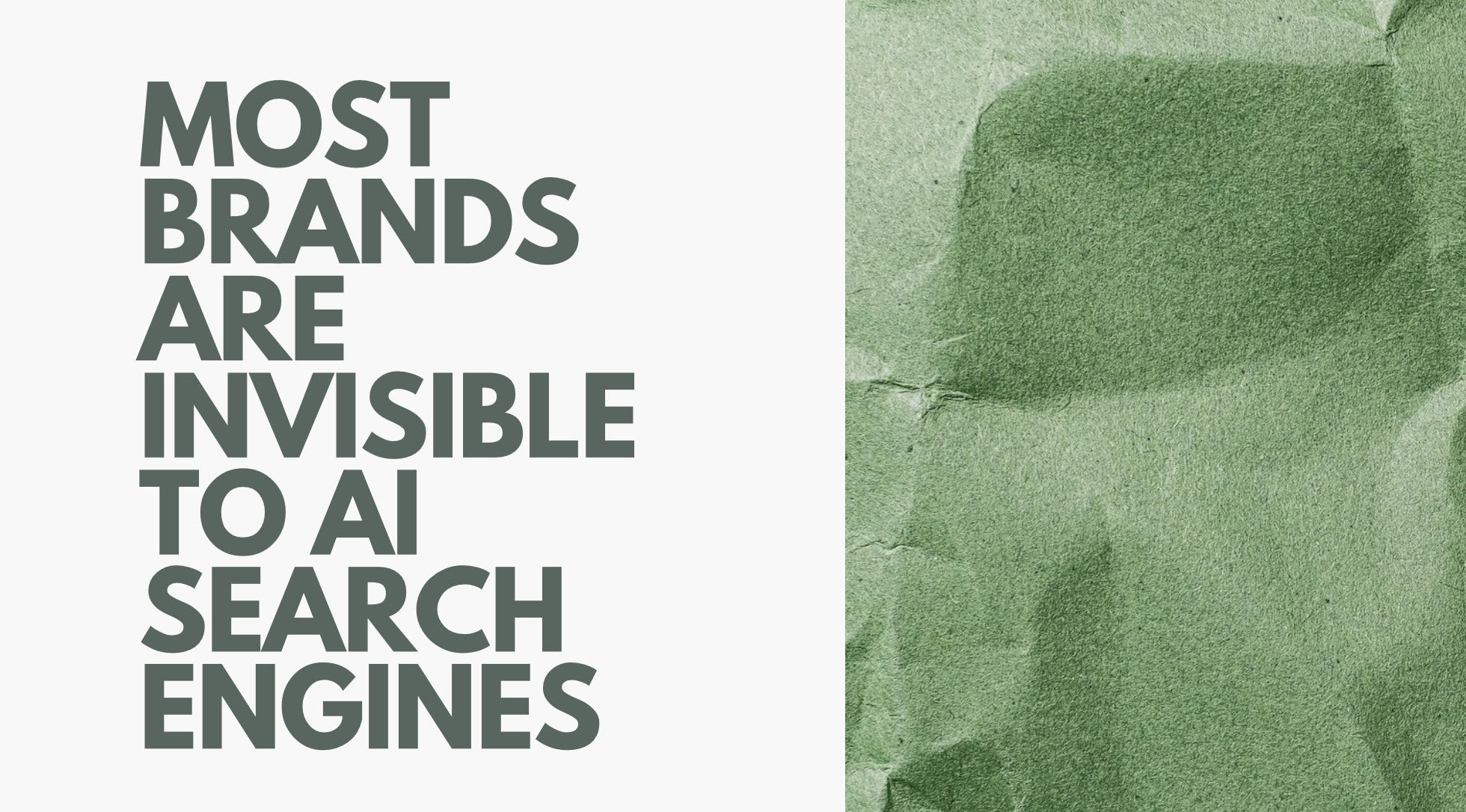 Most Brands Are Invisible to AI Search Engines