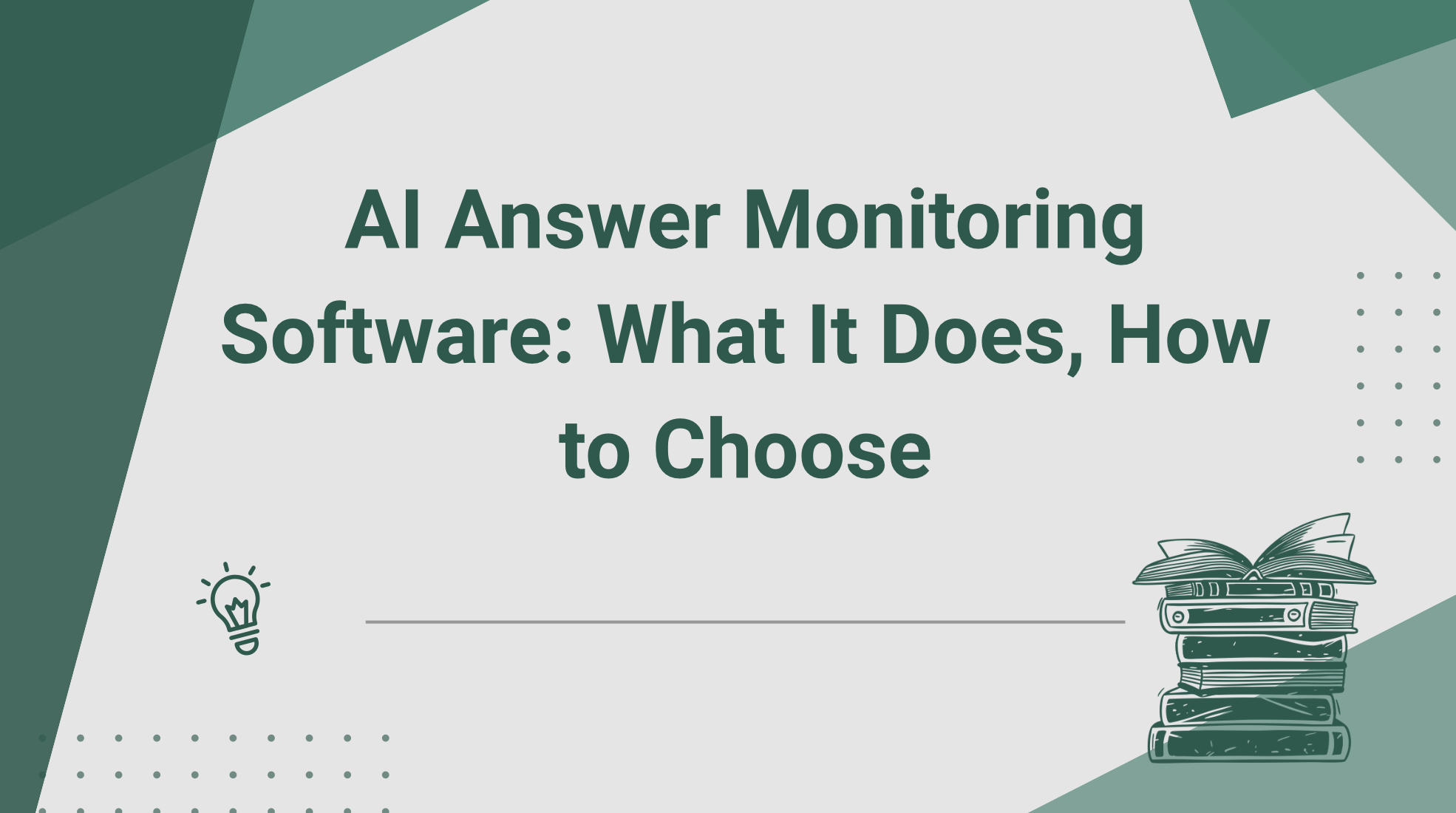 AI answer monitoring software