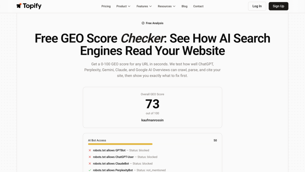 GEO Score Checker for Accounting and Tax: Why AI Skips Your Firm’s Credentials