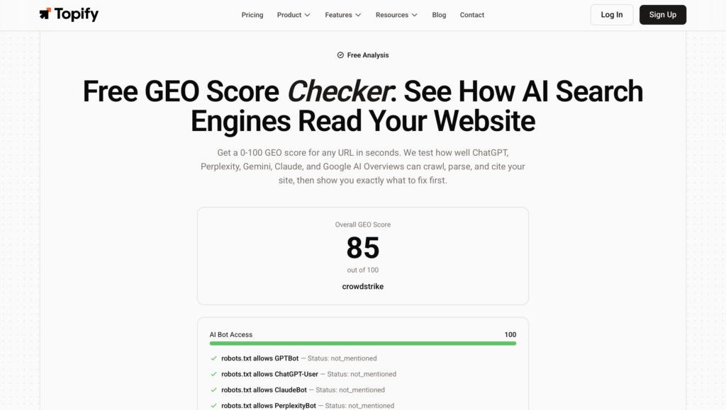 GEO Score Checker for Cybersecurity: Why CISOs Can’t Find You in AI Search