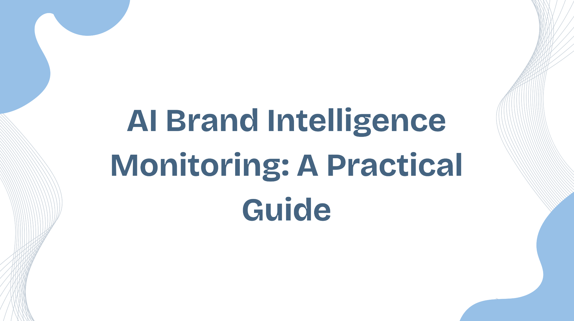 AI brand intelligence monitoring