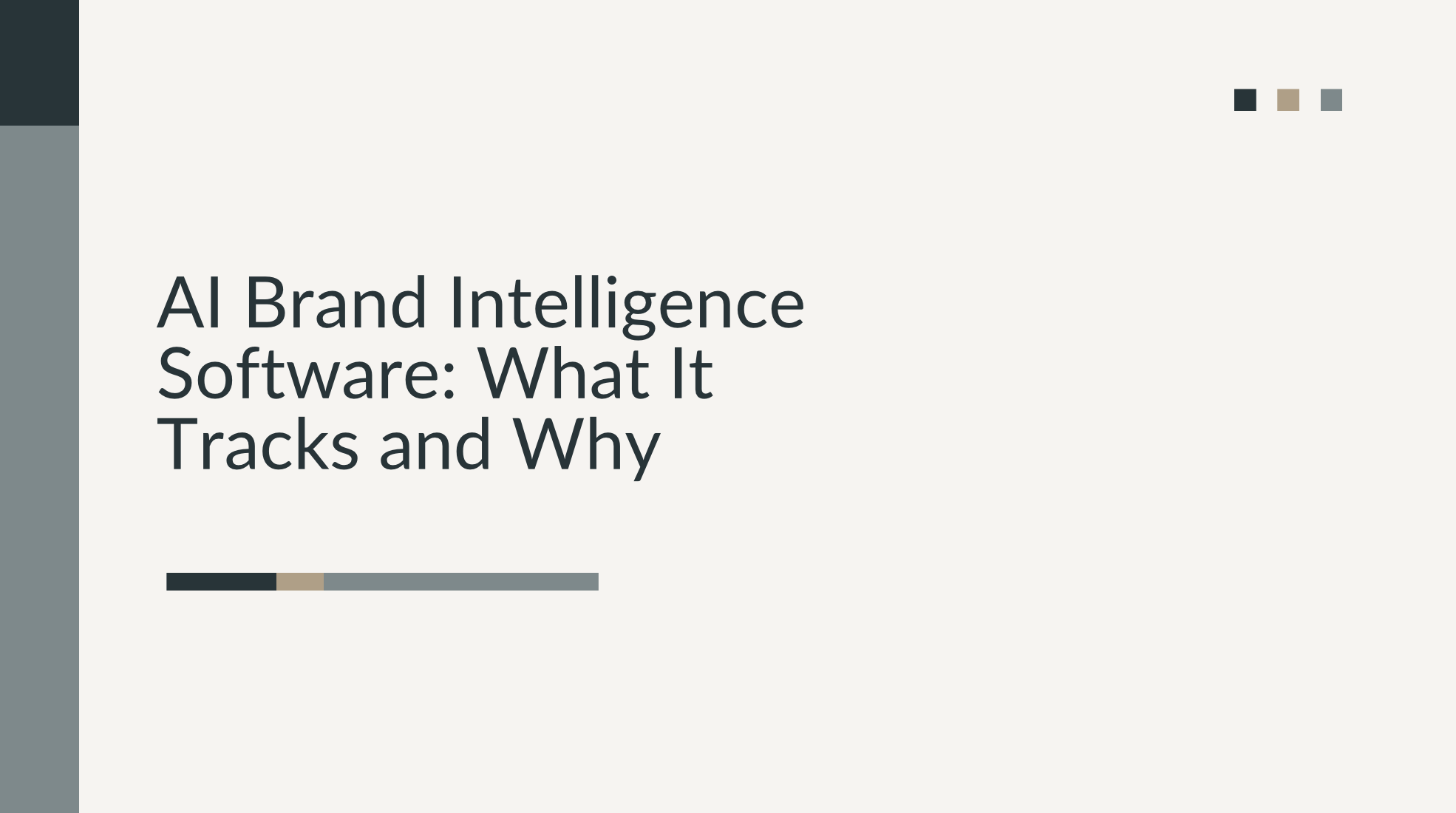 AI Brand Intelligence Software: What It Tracks and Why