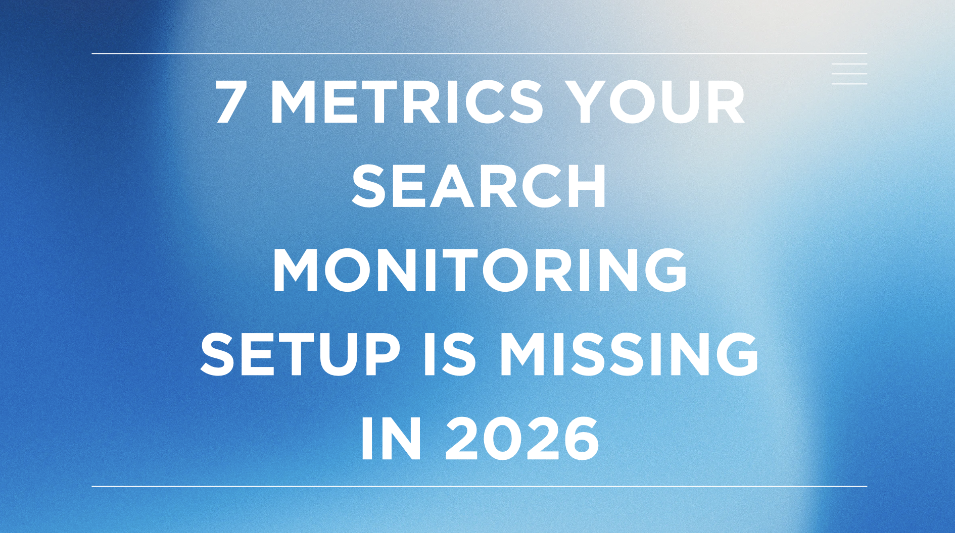 search monitoring