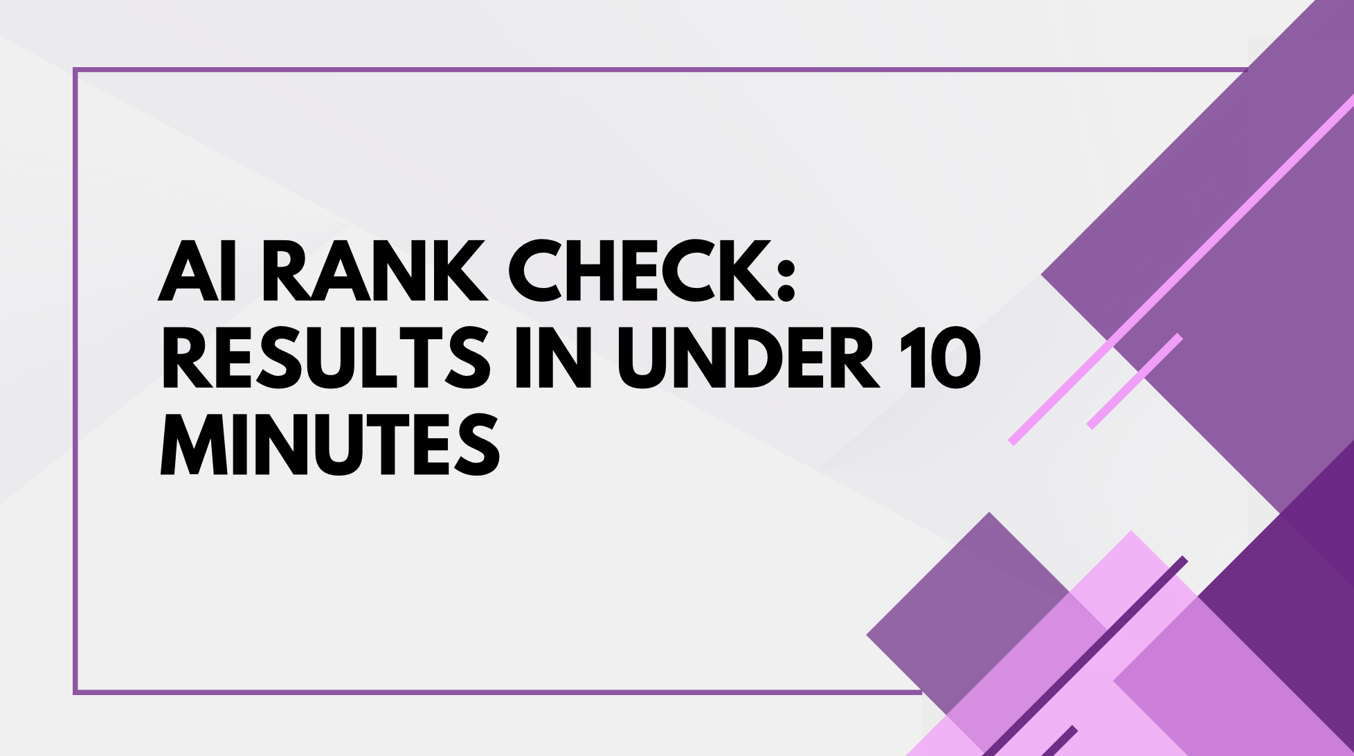 ai rank checker