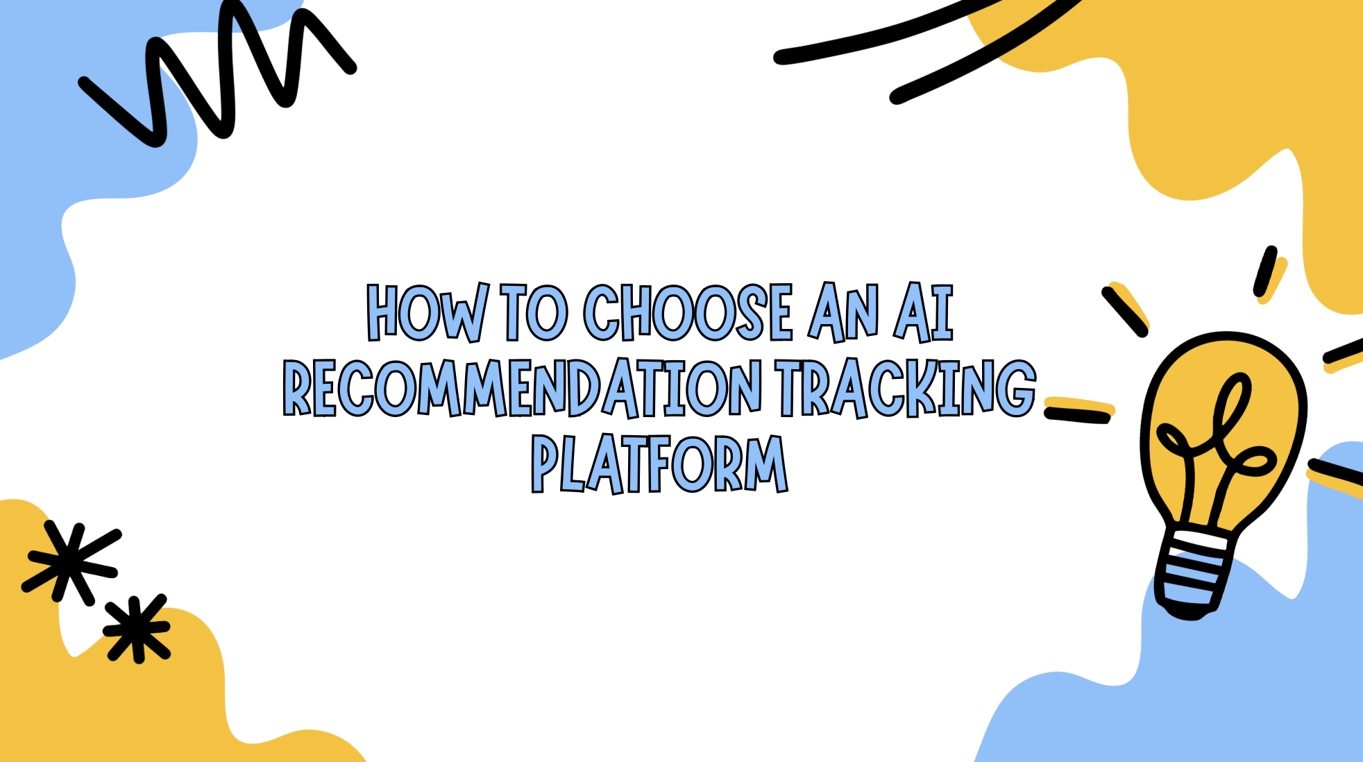 AI recommendation tracking platform