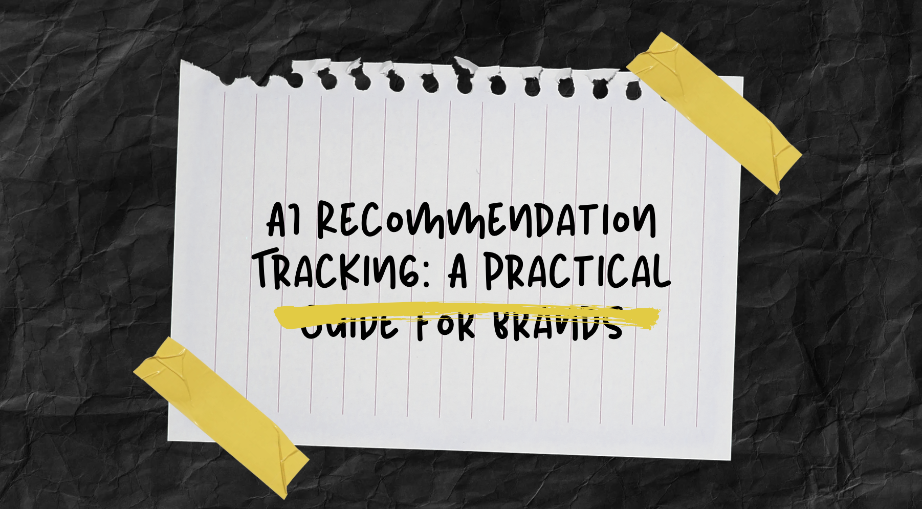 AI recommendation tracking