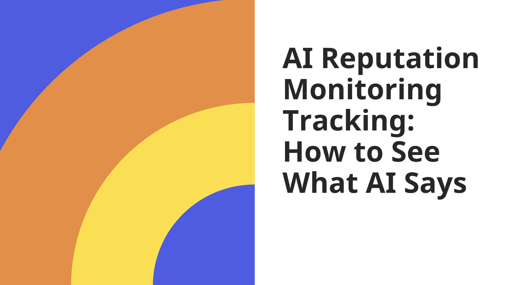 AI reputation monitoring tracking