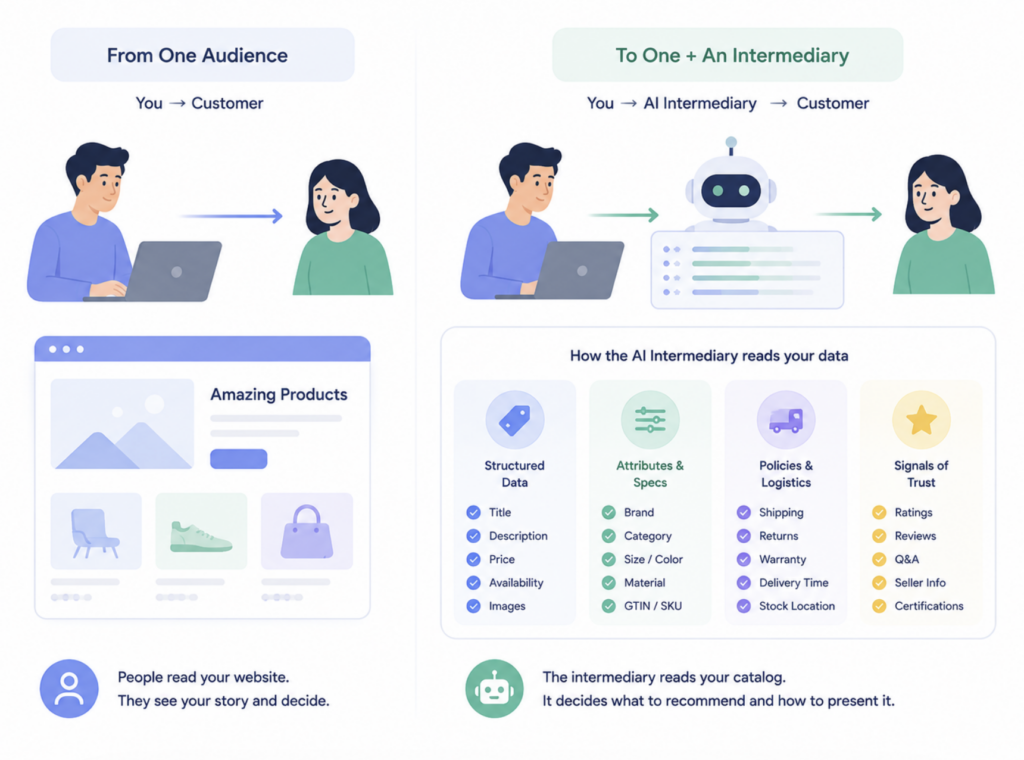 Agentic Commerce vs Traditional Ecommerce: What Changes for Brands