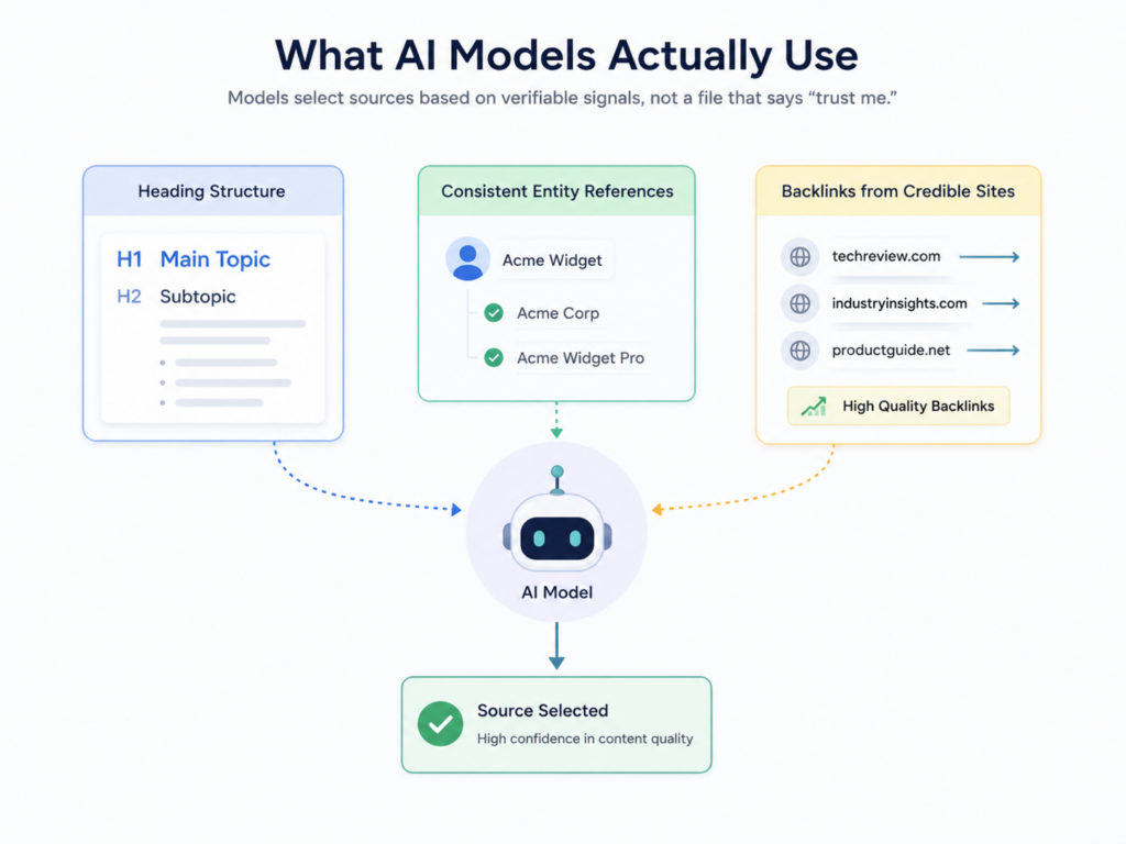 The Trust Problem: Why AI Models May Ignore Your llms.txt File