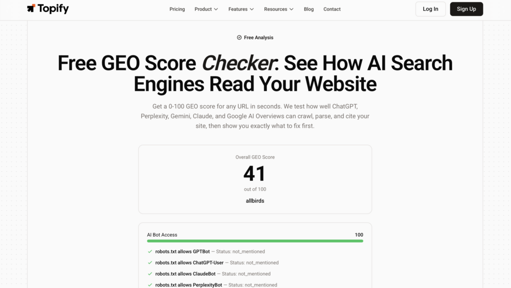 GEO Score Checker for Retail and E-Commerce: Why AI Shopping Assistants Recommend Your Competitors