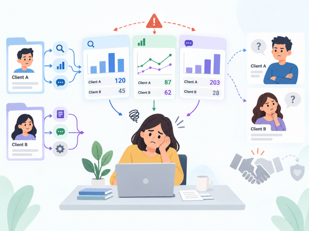 How a GEO Agency Runs Multiple Clients Without Losing Its Mind