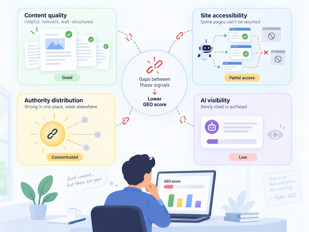 A Free GEO Audit for SaaS Brands: Four Numbers, One Blind Spot