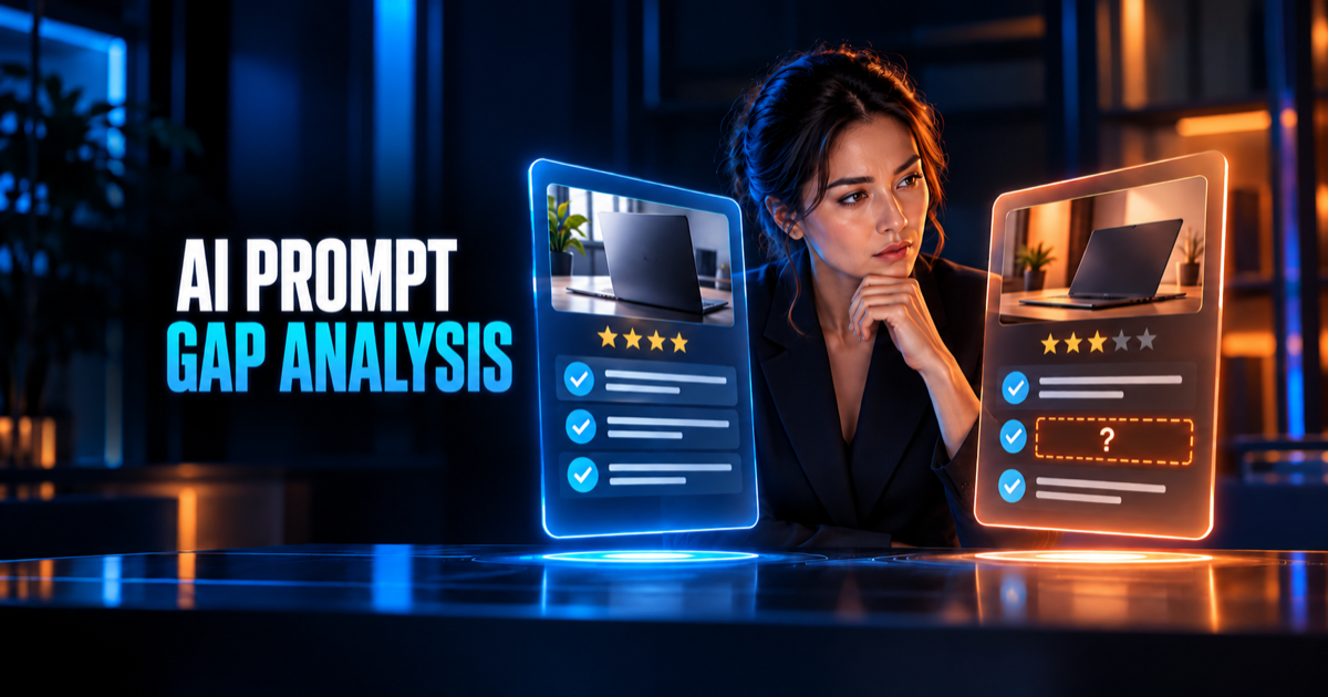 AI Prompt Gap Analysis: Find the Evidence Competitors Supply and You Do Not